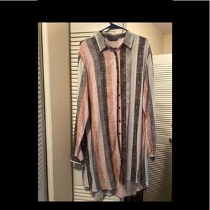 Women’s button tunic plus size 18